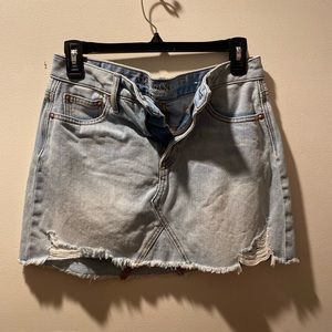 American Eagle denim mini skirt